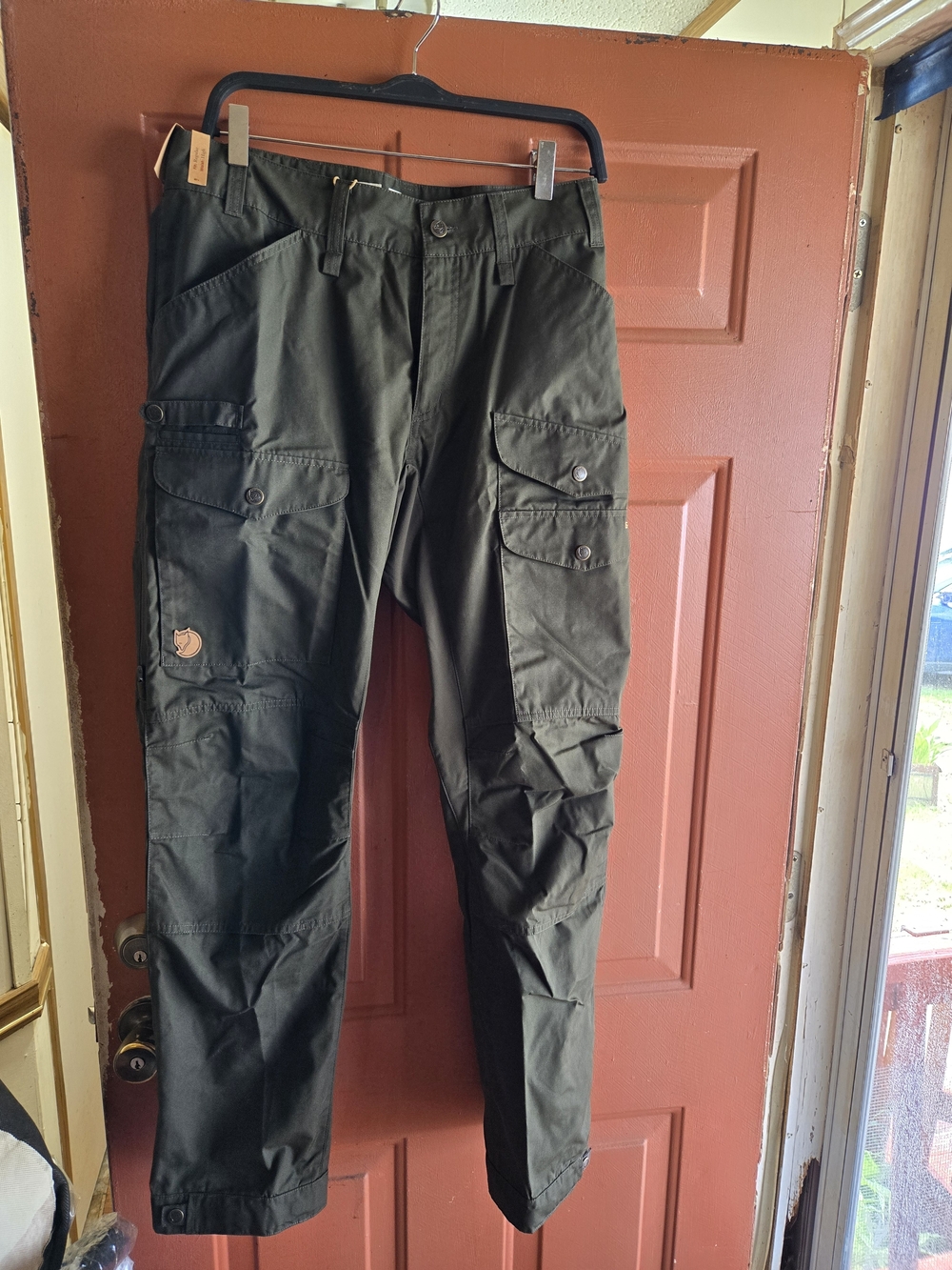 Women's Cargo Trousers - Dark Green